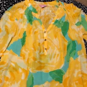 Lilly Pulitzer Elsa silk top